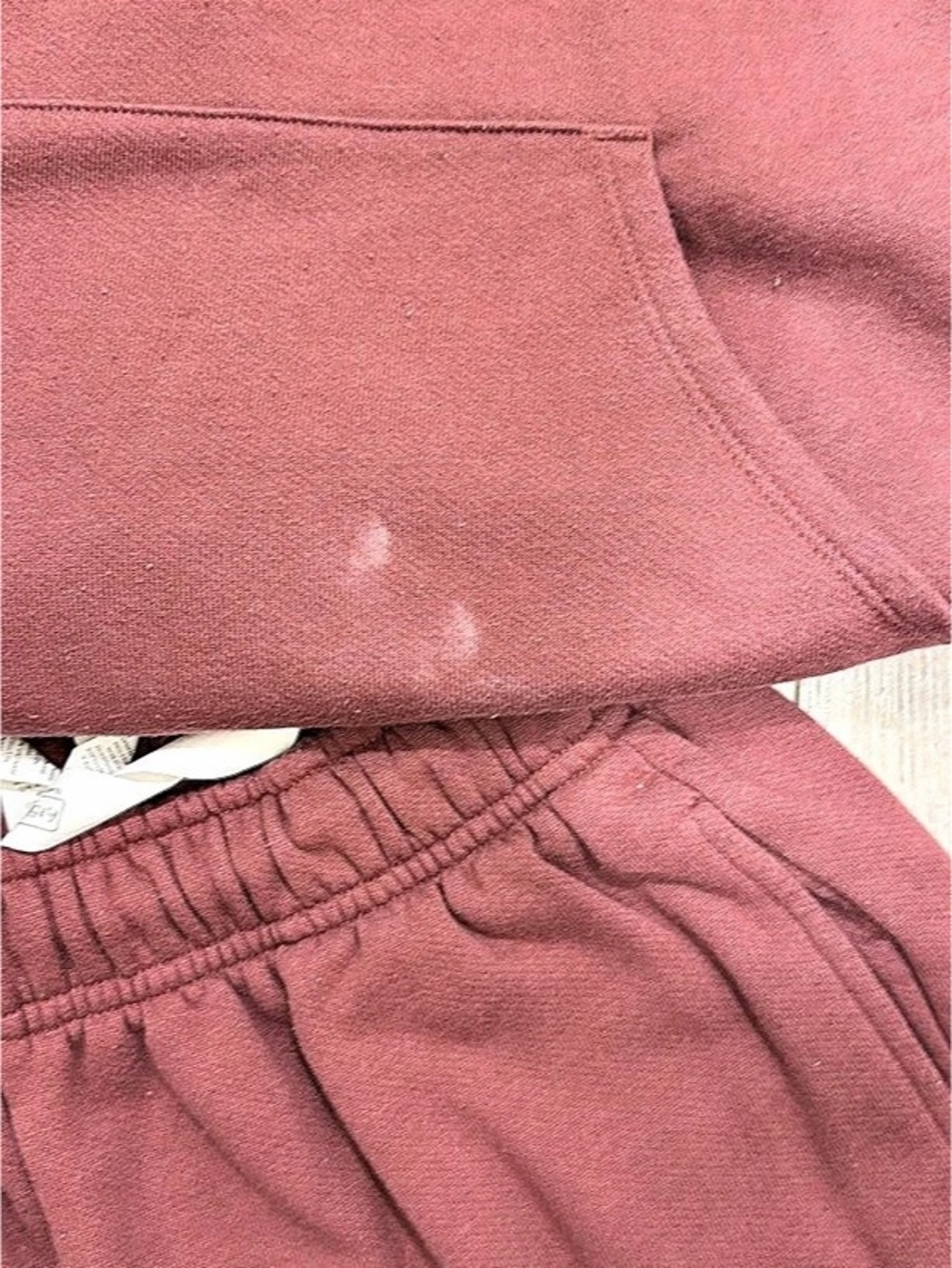 Alo Kids Burgundy Hoodie & Jogger Set - Picture 4 of 4